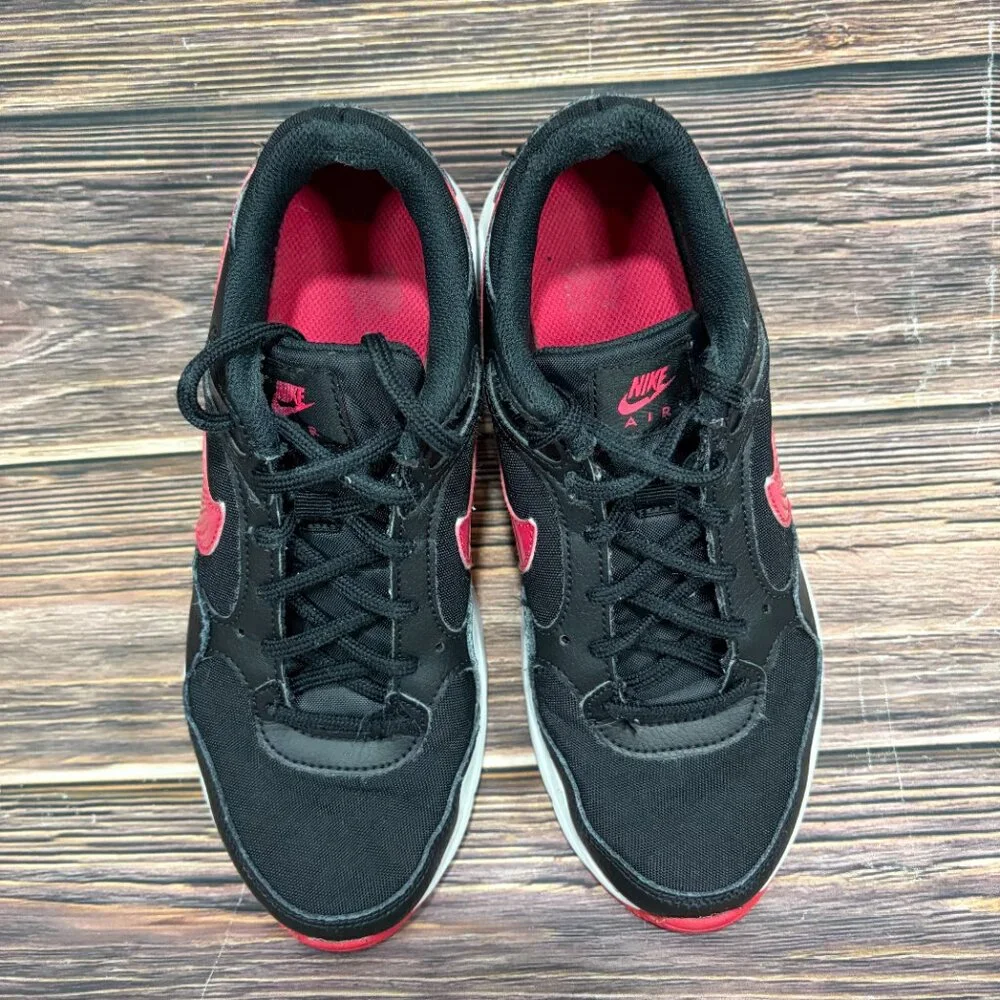 Nike Air Max SC SE Black‎ Very Berry Women's Lace Up Athletic Shoes Size 7.5